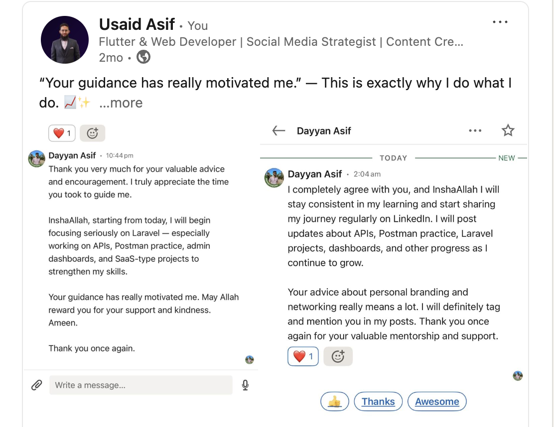 Career Growth Post Preview