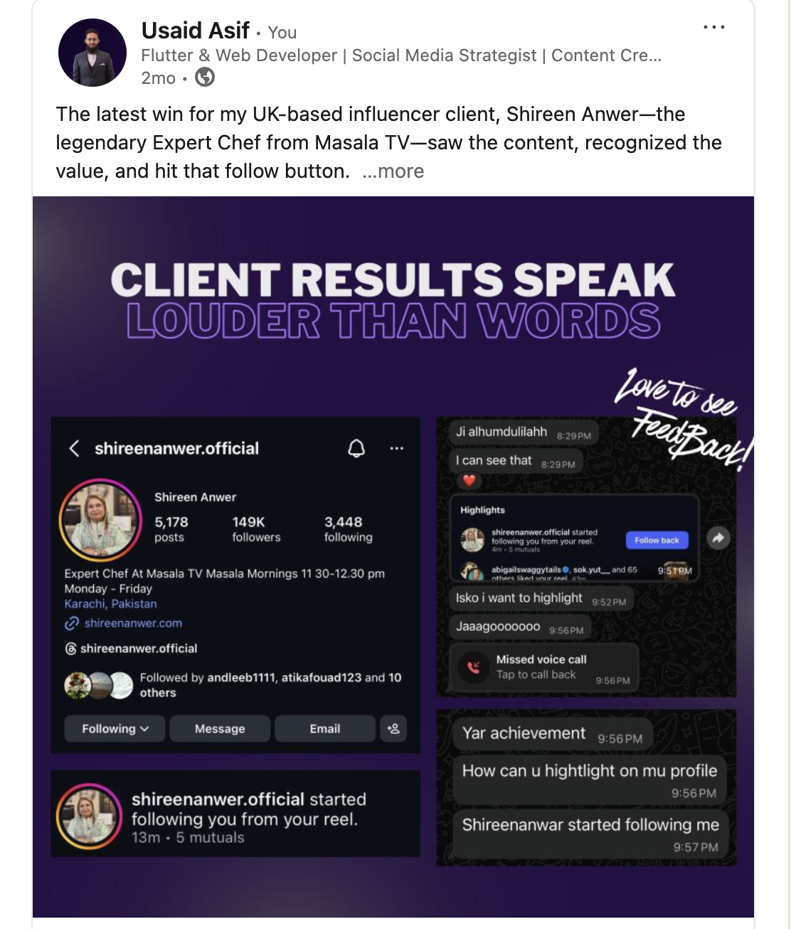 Client Results Win Preview