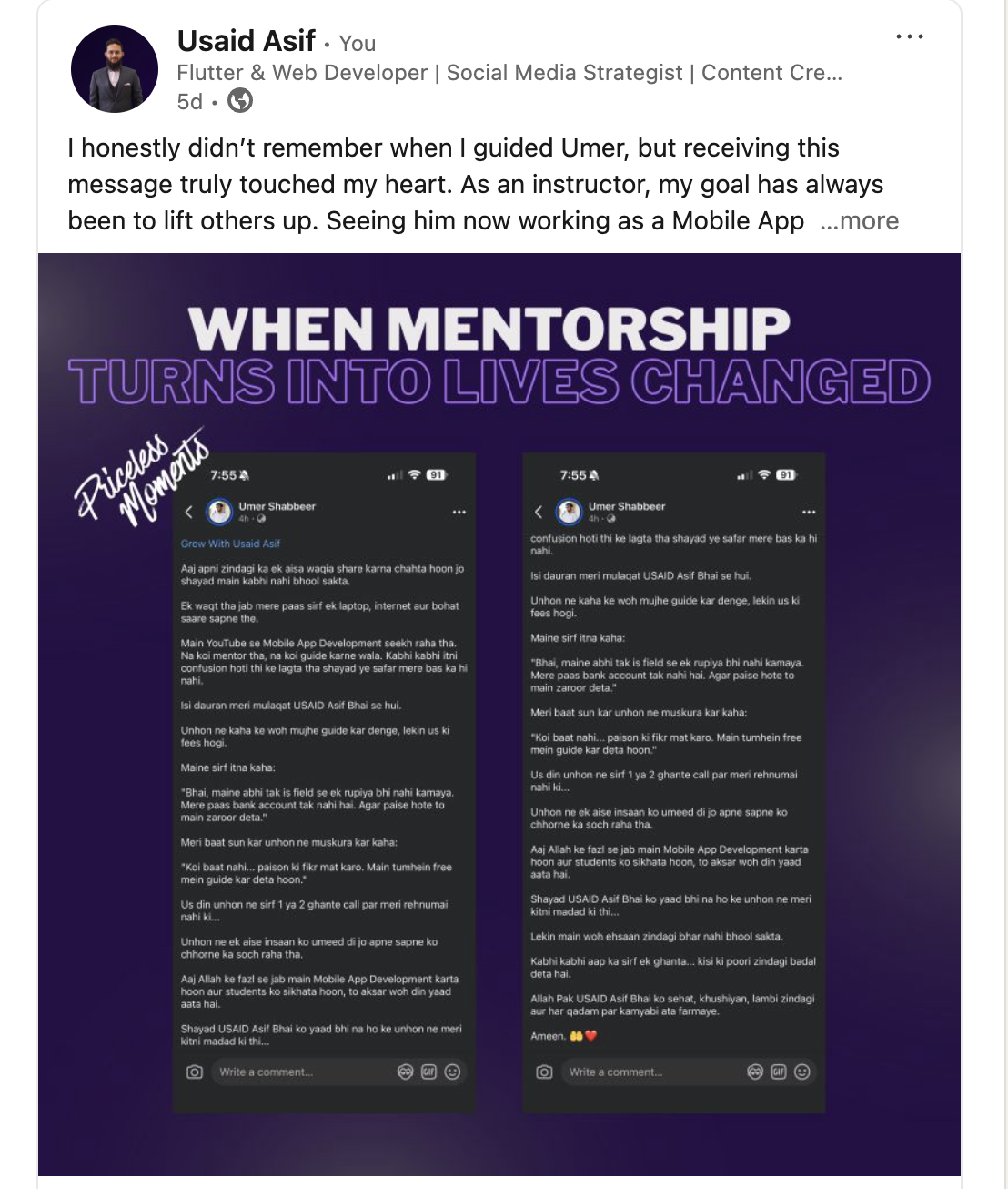 Mentorship Post Preview
